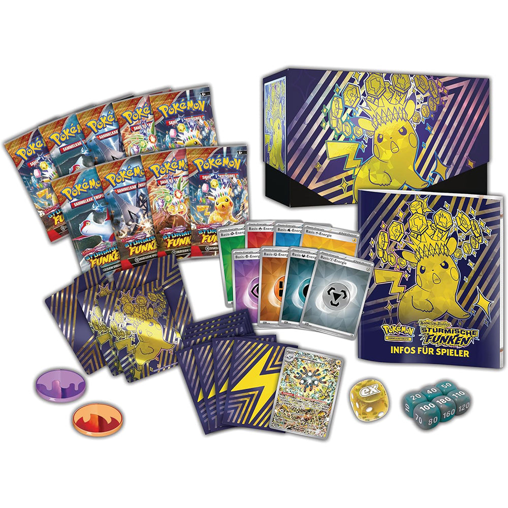 Pokemon TCG Karmesin & Purpur - Stürmische Funken - Top Trainer Box